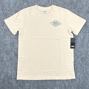 LCKR Boy's Large 14-16 Tan Fast Food Graphic Short Sleeve T-Shirt NWT